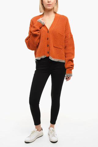 Cardigan M-AUGUSTA a Spalle Scese con Taschino