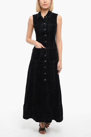 Velvet DE-ARYS Dress with Splits