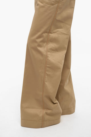 High-waisted P-BISTRO Wide-leg Pants