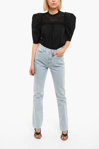 Jeans ASTER a Gamba Svasata con Lavaggio Chiaro 20cm