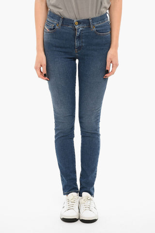 Dark-washed D-ROISIN Skinny Jeans