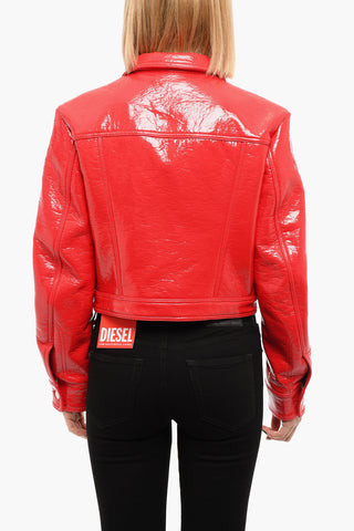 Paint Effect G-MAGNOLIA jacket with Double Chest Pocket