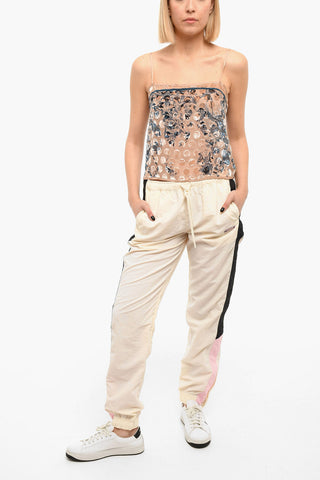 SPORT 55DSL Drawstringed AWWB-SWEANG-HT25 Joggers with Logoed Embroidery