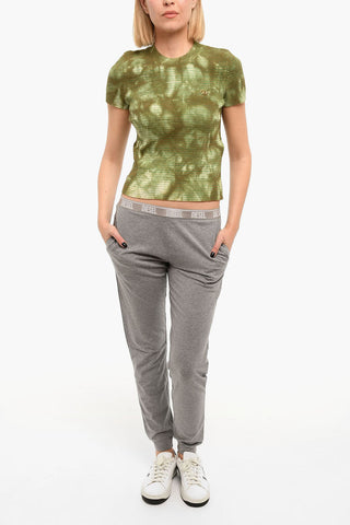 Stretchy-cotton BABYX Joggers with Logoed Band