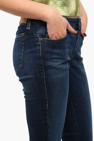 Jeans Slim Fit D-JEVEL a Vita Bassa in Lavaggio Scuro