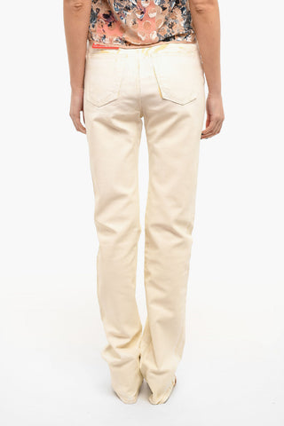 Jeans Slim Fit D-LYA a Vita Alta in Denim Spalmato