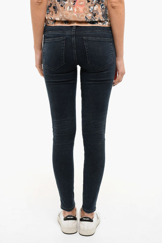Jeans Skinny SLANDY in Denim Stretch con Zip alla Caviglia