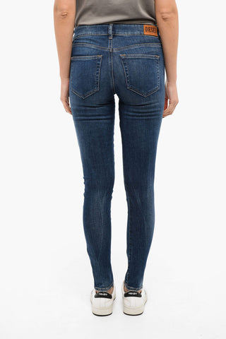 Dark-washed D-ROISIN Skinny Jeans