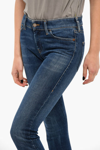 Dark-washed D-ROISIN Skinny Jeans