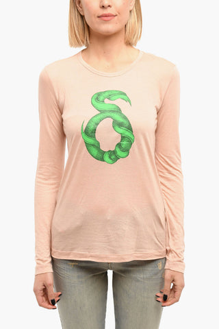 T-INA Long-sleeved T-shirt with Print