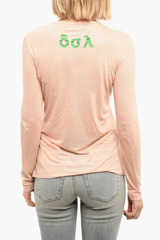 T-INA Long-sleeved T-shirt with Print