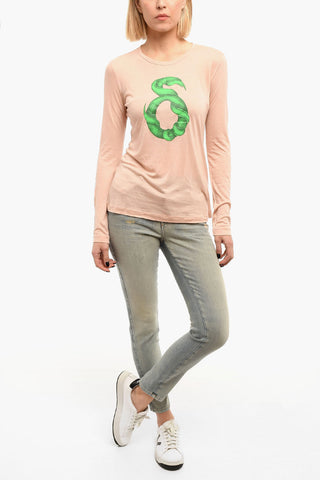 T-INA Long-sleeved T-shirt with Print