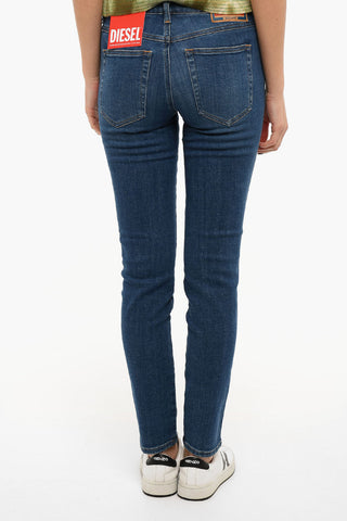 Mid-washed BABHILA Skinny Jeans with Mid Waist