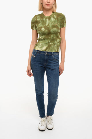 Mid-washed BABHILA Skinny Jeans with Mid Waist