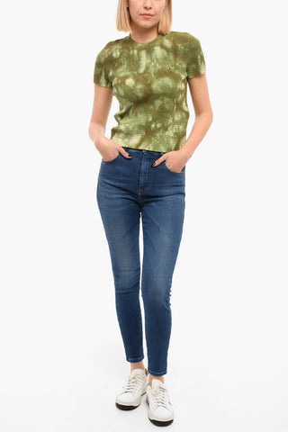 Stretchy-denim SLANDY Skinny Jeans with High Waist