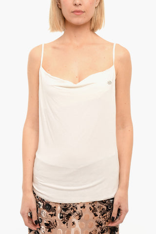 Asymmetrical T-MENTY Tank Top with Logoed Application