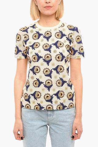 Two-layered DECO BLOOM T-shirt with Embroidery