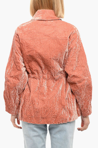 Velvet ANORAK Jacket with Belt