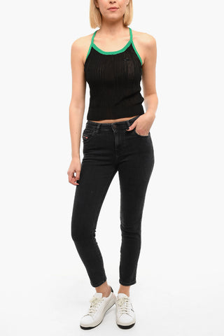 Stretchy-denim BABHILA Skinny Jeans with Mid Waist