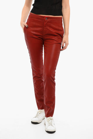 Coated-cotton D-BABHILA Pants