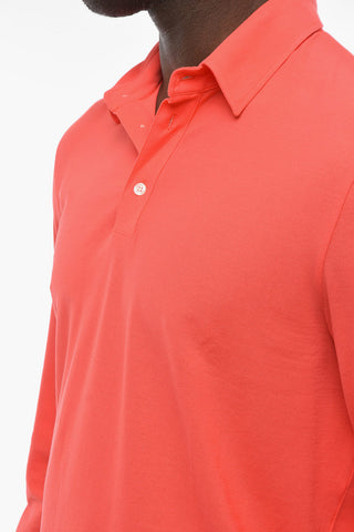 Jersey Cotton Long Sleeve CANNES Polo shirt