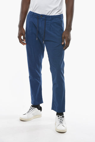 Cotton and Flax Carrot Fit MITTE Pants