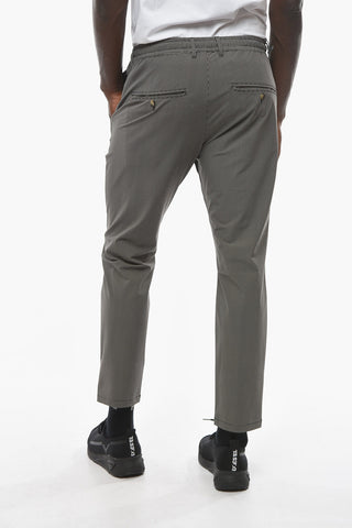 Pantaloni MITTE a Quadretti in Tessuto Termico