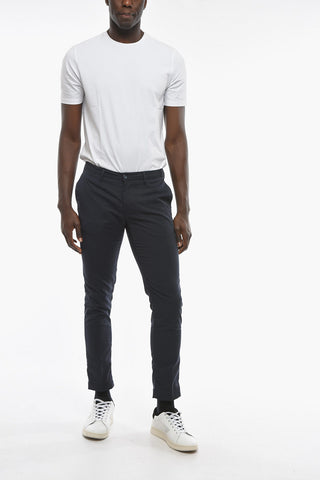 Solid Color NEWTOWN Pants with 4 Pockets
