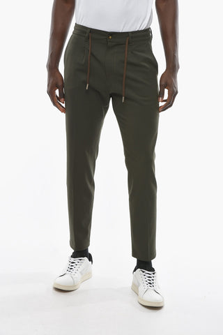 Single-Pleat MITTE Pants with Drawstring Waist