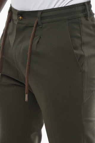Pantaloni MITTE a 1 Pince con Elastico in Vita
