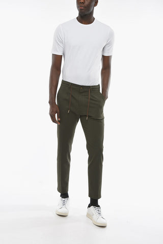 Pantaloni MITTE a 1 Pince con Elastico in Vita