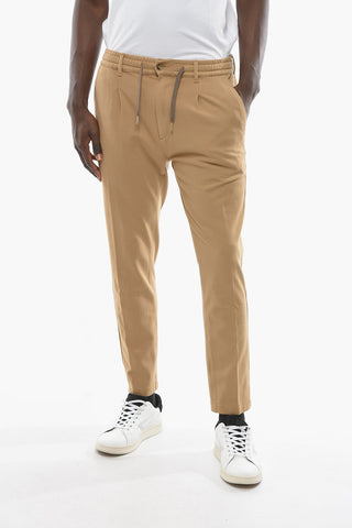 Single-Pleat MITTE Pants with Drawstring Waist