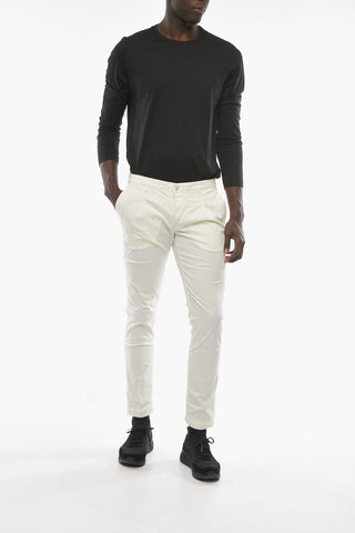 Solid Color NEWTOWN Single Pleat Pants with Button Closure