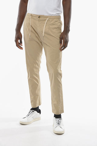 Pantaloni a Una Pince MITTE Con Elastico in Vita