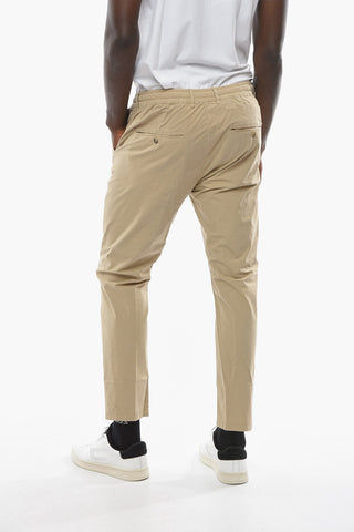 Pantaloni a Una Pince MITTE Con Elastico in Vita