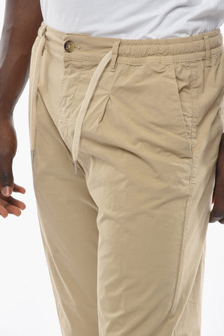 Pantaloni a Una Pince MITTE Con Elastico in Vita