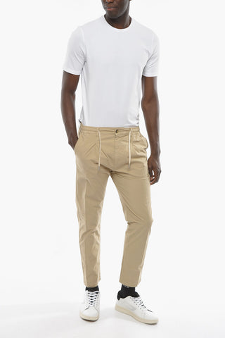 Pantaloni a Una Pince MITTE Con Elastico in Vita