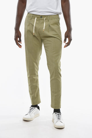 Pantaloni MITTE a 1 Pince con Elastico in Vita