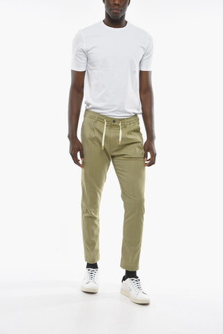 Pantaloni MITTE a 1 Pince con Elastico in Vita