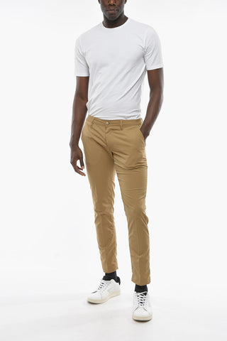 Solid Color NEWTOWN Pants with Belt Loops