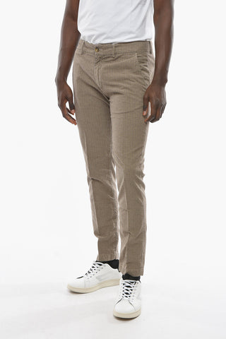 All-Over Embroidered Tapered Fit MARAIS Pants