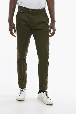 Pantaloni a Una Pince RAVAL Smooth Fit In  Cotone