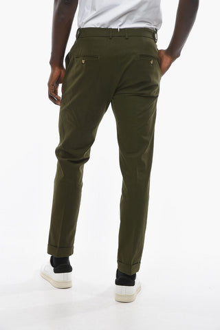 Cotton Smooth Fit RAVAL Single Pleat Pants