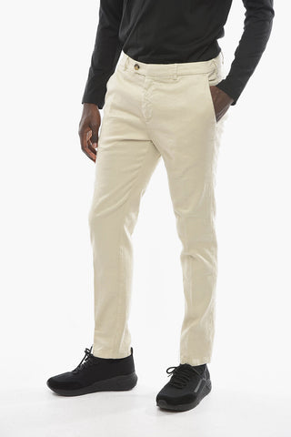 Flax and Cotton MARAIS Pants with Belt Loops