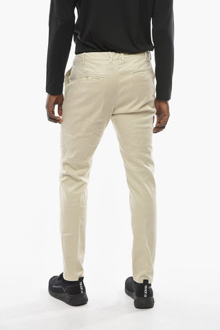 Flax and Cotton MARAIS Pants with Belt Loops