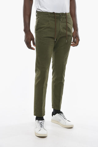 Pantaloni a Una Pince MITTE Con Elastico in Vita