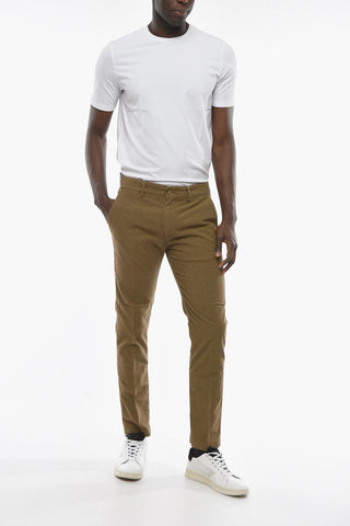 Pantaloni MARAIS Tapered Fit Ricamati All-Over