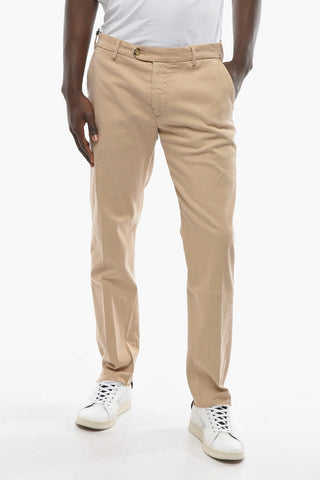 Mid-Waist Cotton Twill VENEZIA Chinos Pants