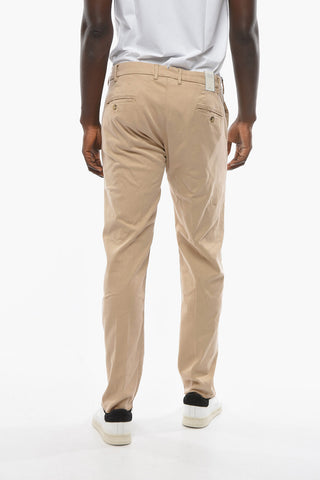 Mid-Waist Cotton Twill VENEZIA Chinos Pants