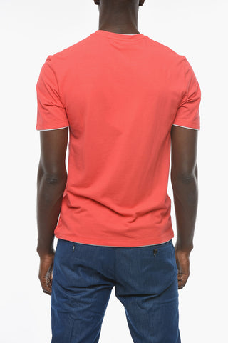 Crew-neck NIZZA T-Shirt with Contrasting Details